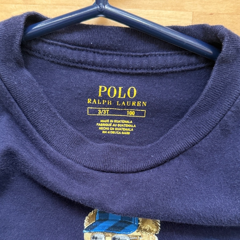 Polo Bear by Ralph Lauren Kids Long Sleeve Shirt size 3T - Picture 5 of 6